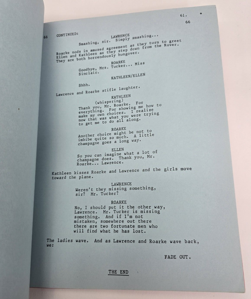 FANTASY ISLAND / 1983 TV Script, "Second Time Around/Three's a Crowd"