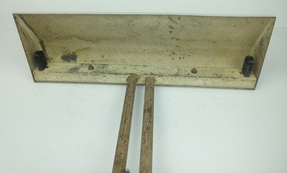 Desk Lamp Vintage Metal Rustic Painted Restoration Project Rectangular Bar