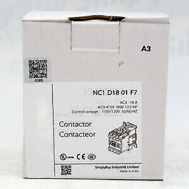 Magnetic contactor LC1D1801M7 LC1D18 220V