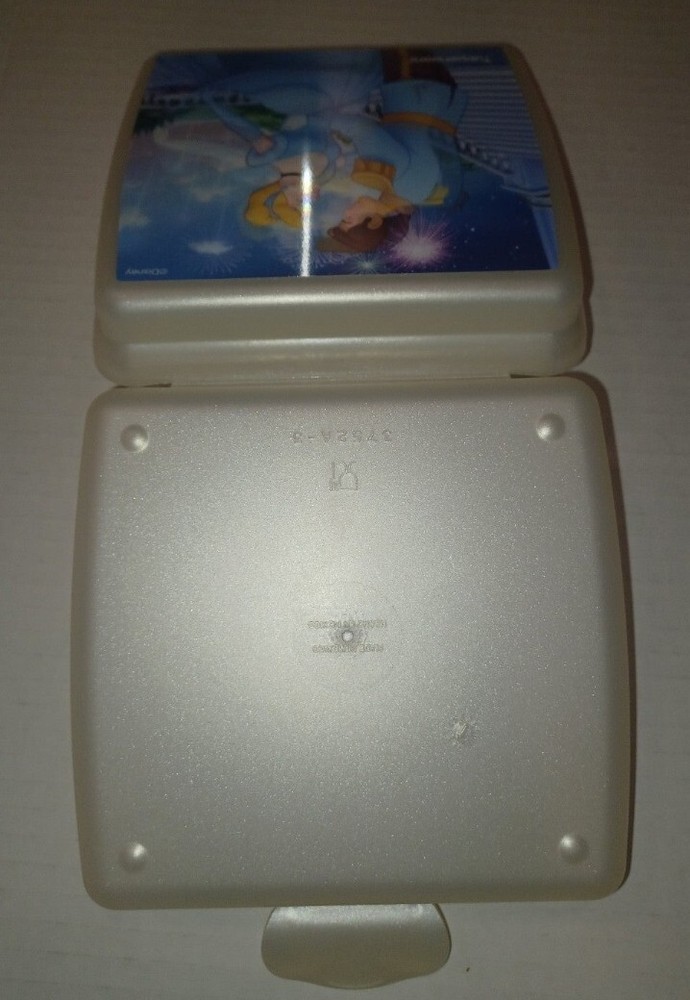Vintage Disney Cinderella Tupperware Sandwich box case container used