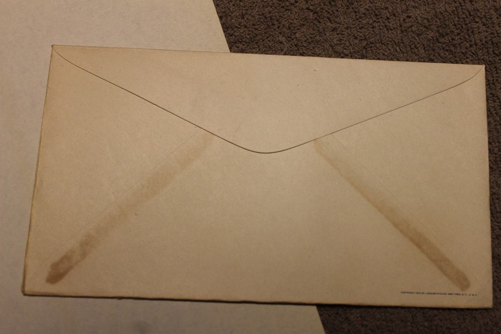 Original WW2 U.S. Home Front Patriotic Letter Head and Matching Envelope Set