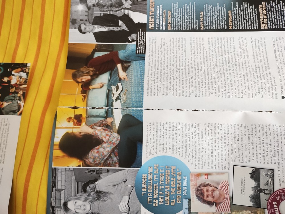 Four David Bowie sought after old magazine articles