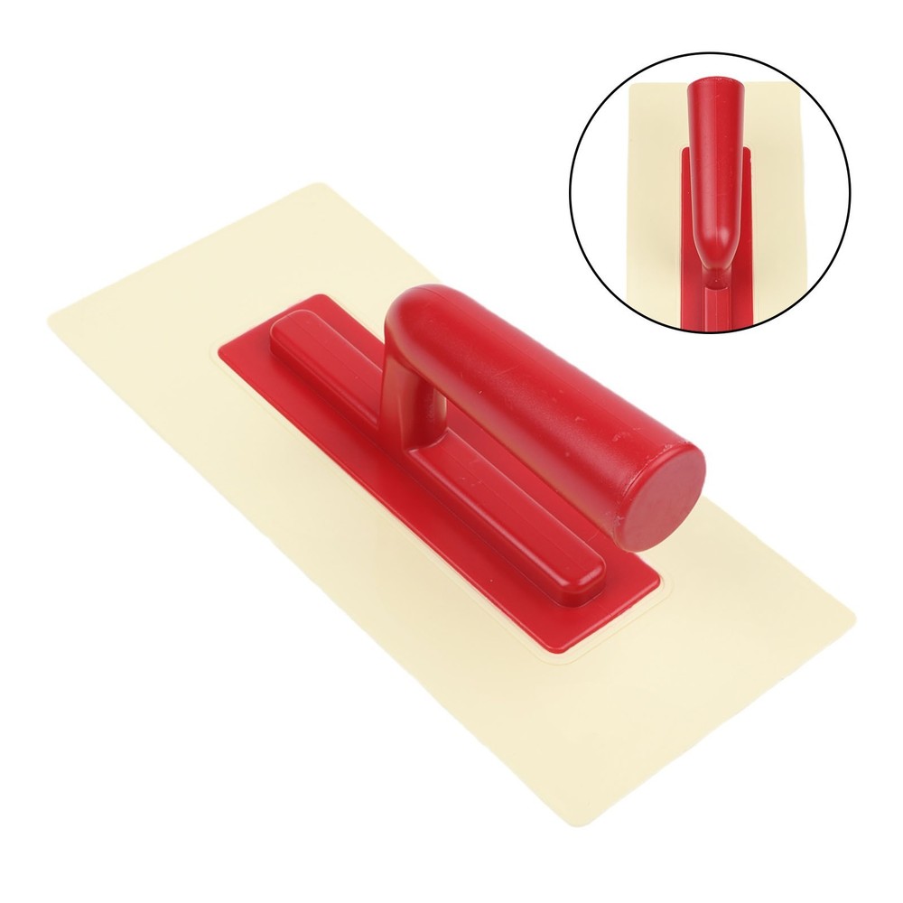 Plastic Trowel with Red Handle for Professional Plastering and DIY Tasks