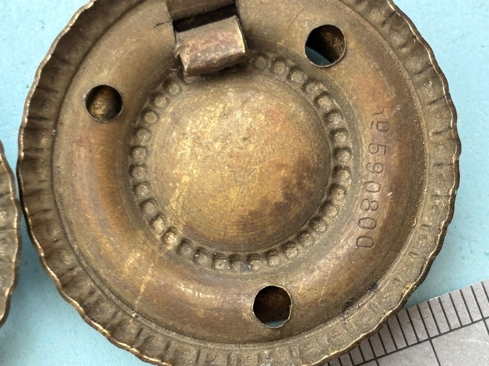 clock maker Antique Brass bracket clock side handle pulls bracket clock handles