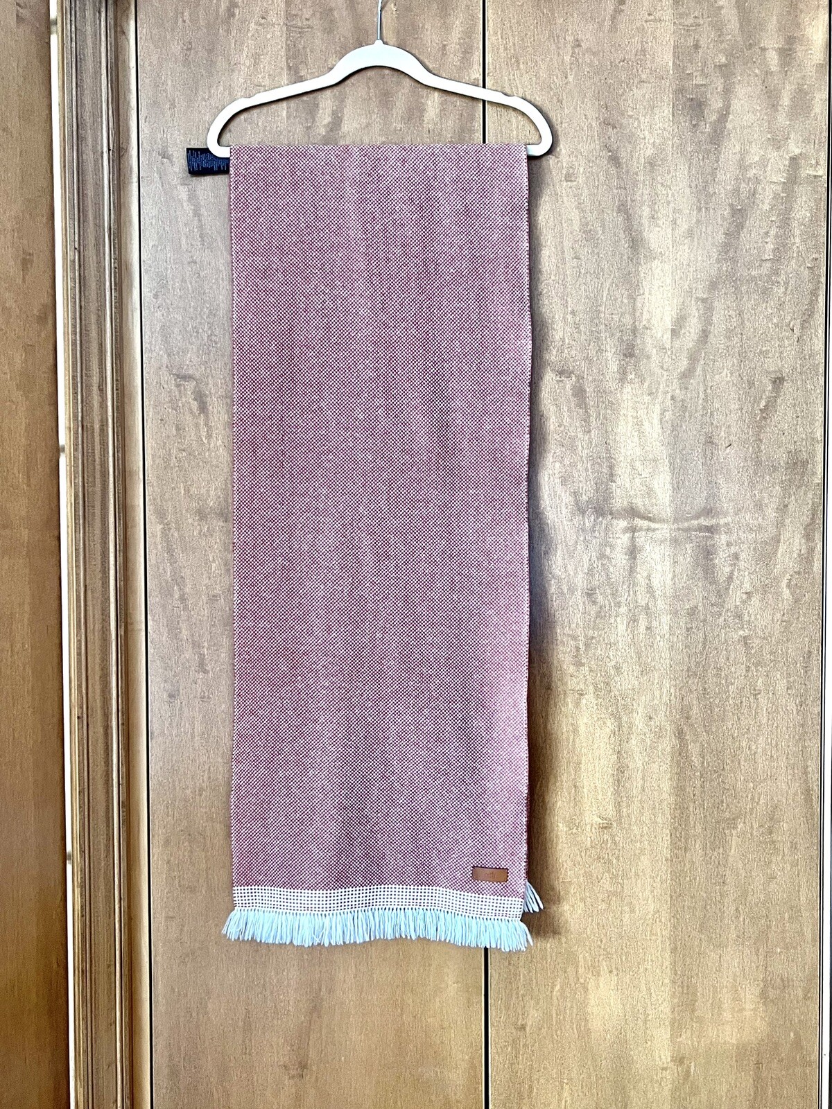 Hermès Chevron Artisanale stole Cashmere EXCELLENT Condition