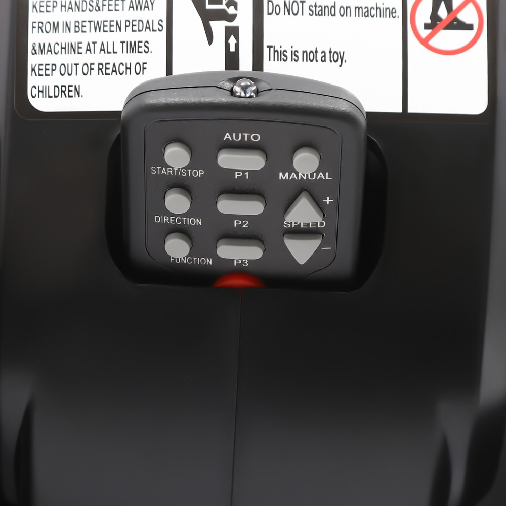 Under Desk Electric Elliptical Machine Leg Exerciser W/ Remote Control Home