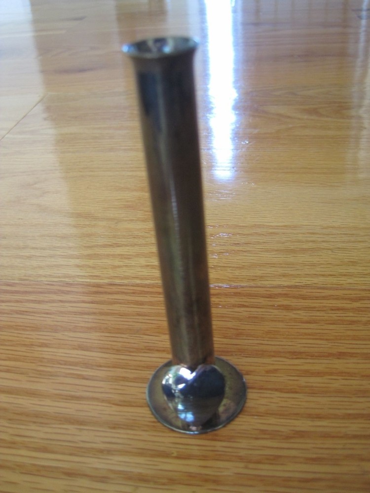 Bud Vase Silver Plate 4 1/4" Heart