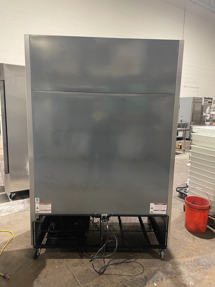 True T-49F-HC 54" Two Section Reach In Freezer, (2) Solid Doors, 115v
