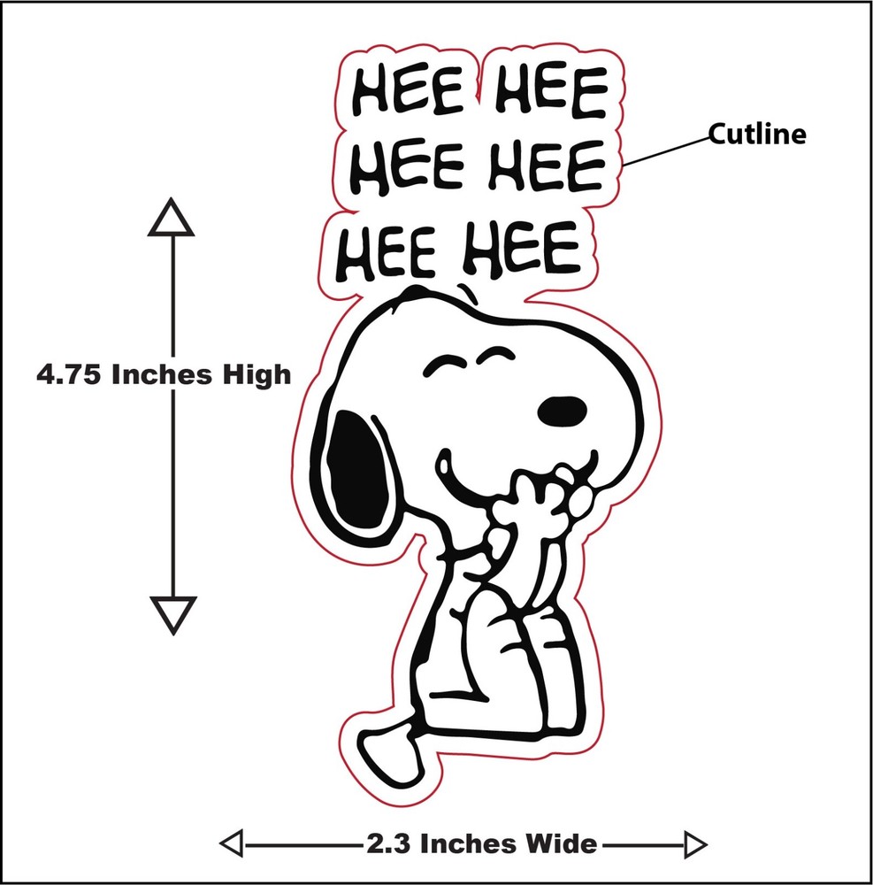 Peanuts Snoopy Decals