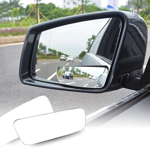 Rectangle Blind Spot Mirror, HD Glass Frameless Convex Frameless Rectangle