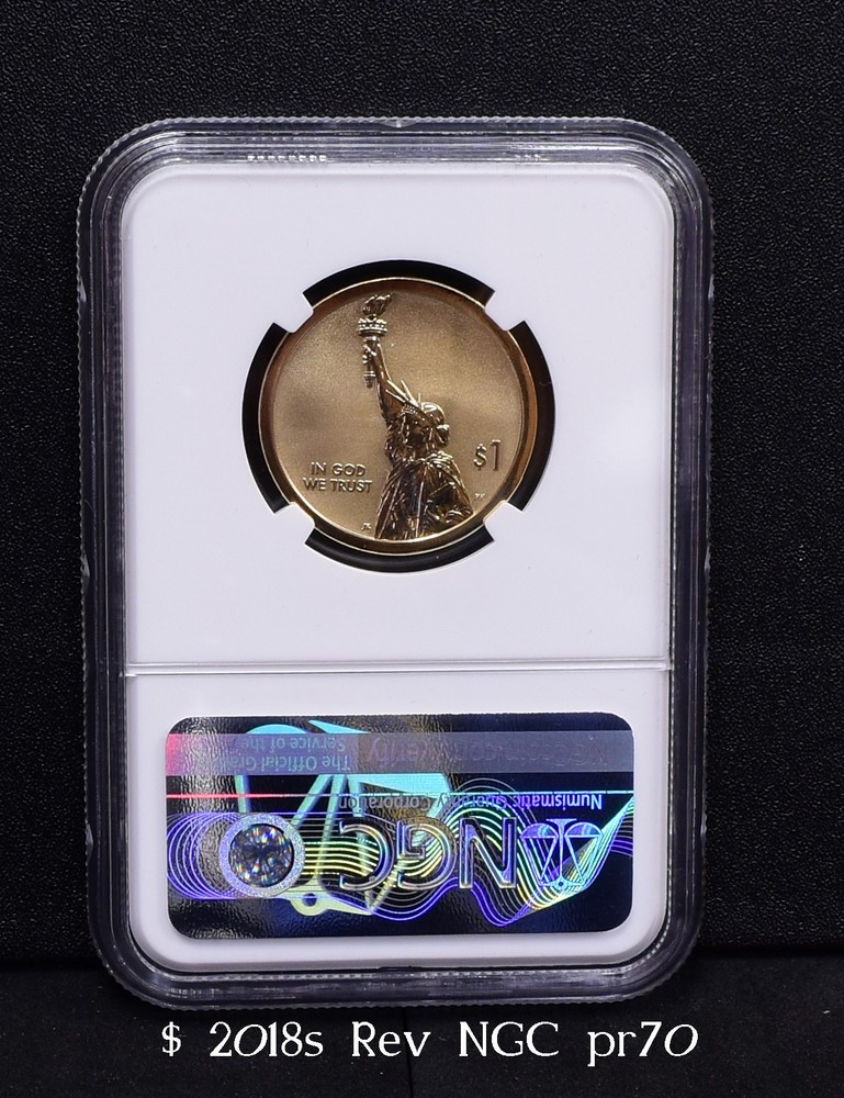 2018-S Reverse Innovation Dollar 1st Release - NGC Pf70 (Bulk)