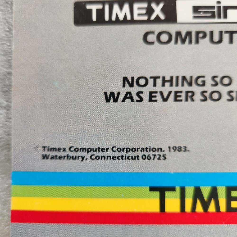 Timex Sinclair 1983 Computer Software Catalog. Winter Issue. Clean Condition