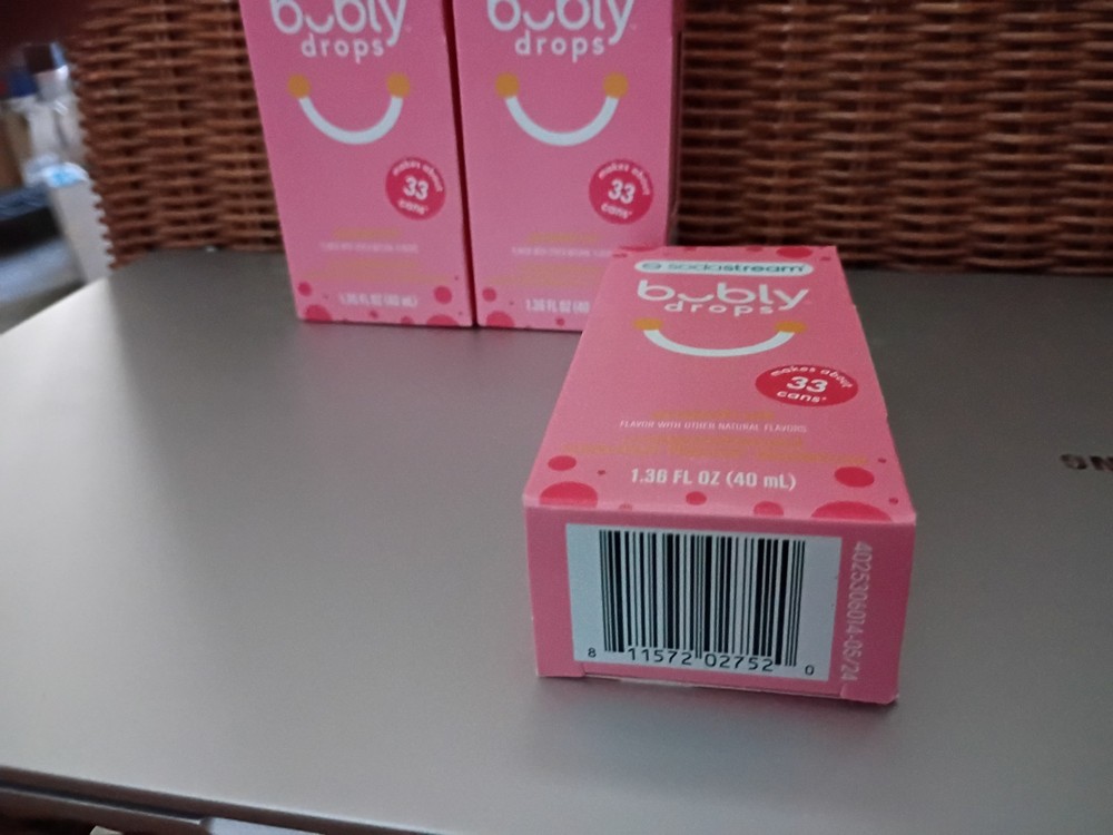 SodaStream - BUBLY GRAPEFRUIT DROPS - Grapefruit EXP 10/19/25 - 3 Pack