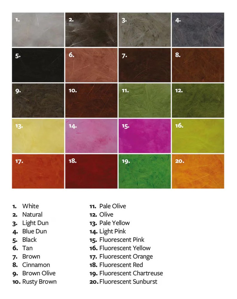 Fulling Mill CDC Feathers - 1g Pack