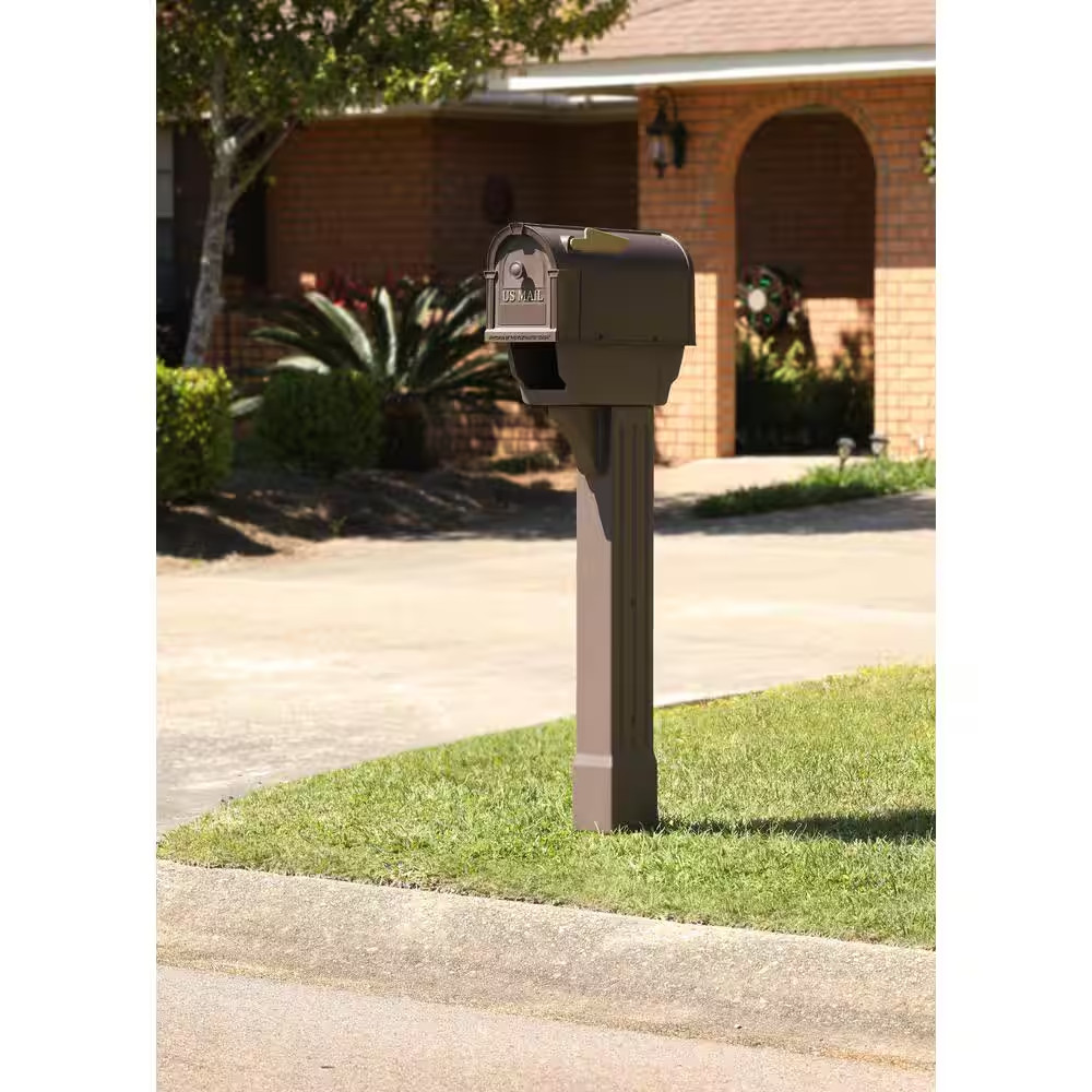 Postal Pro Hampton All-In-One Mailboxes Kit, Bronze