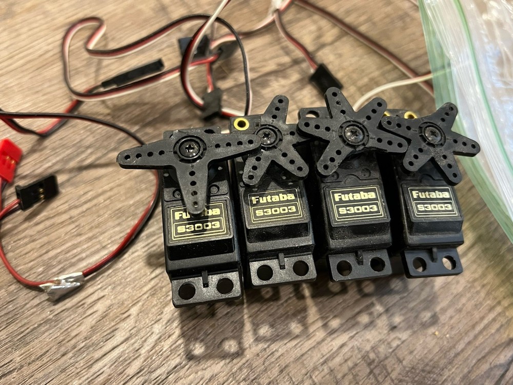 Four Futaba S3003 Servos