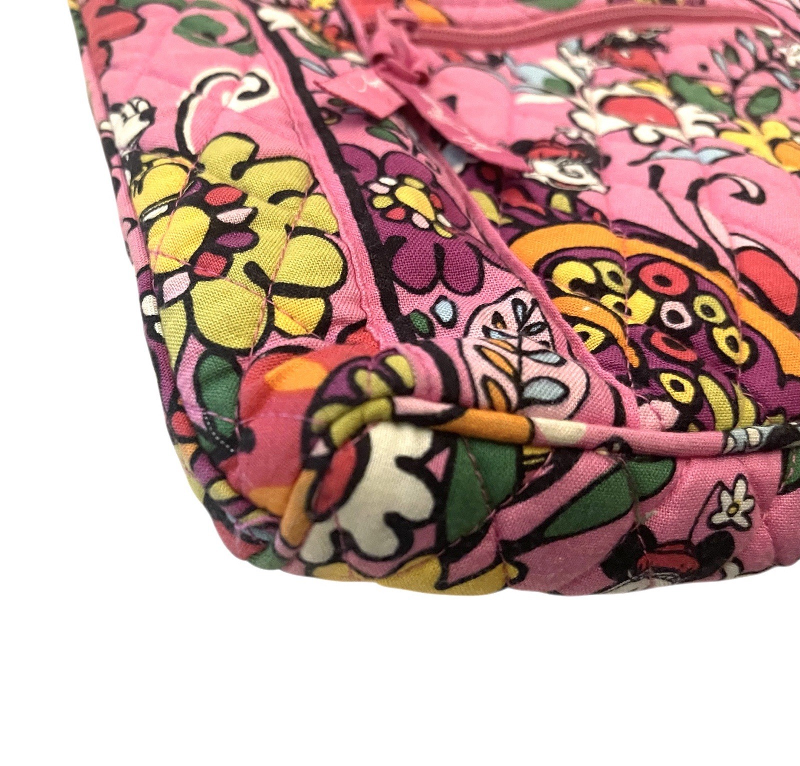 DISNEY VERA BRADLEY Mickey Minnie Just Mousing Around 11” Pink Hipster Crossbody