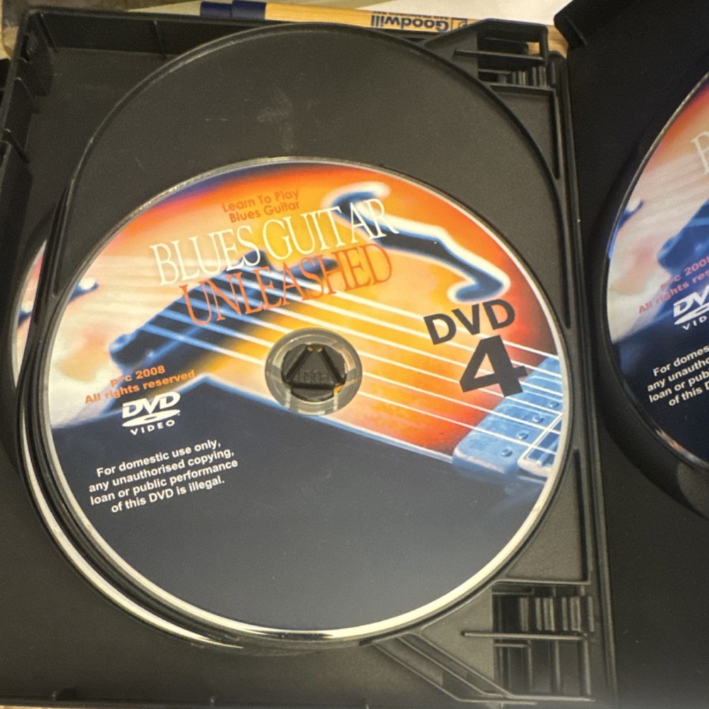 Blues Guitar Unleashed, by Griff Hamlin, 5 DVD-3 CD Box Set, 2008