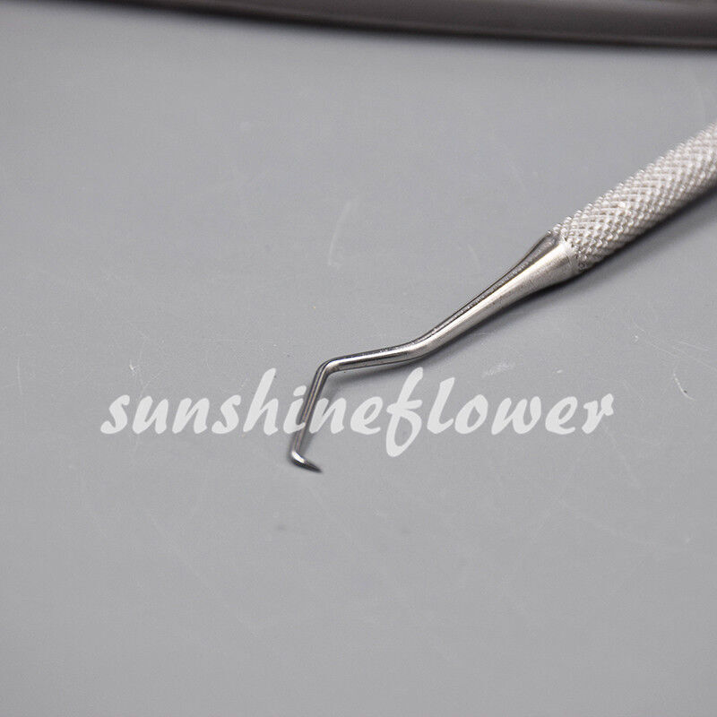 3 Pcs/Set Dental Instruments Basic Set Mouth Mirror Explorer #4 Cotton Plain