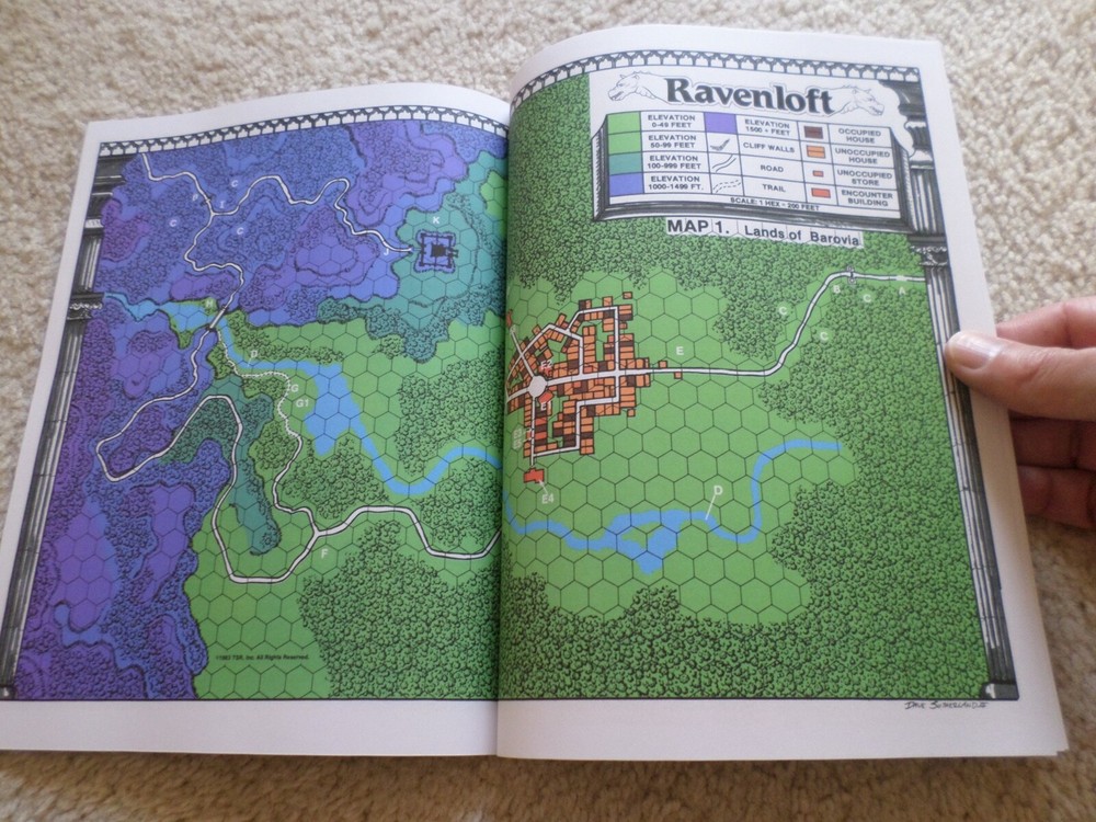 Ravenloft adventure module I6 Dungeons & Dragons