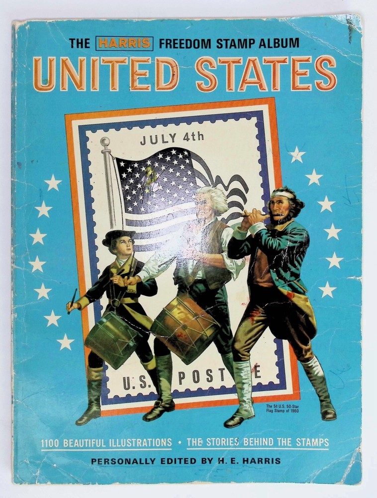 1972 The Harris  Freedom Stamp Album  United States