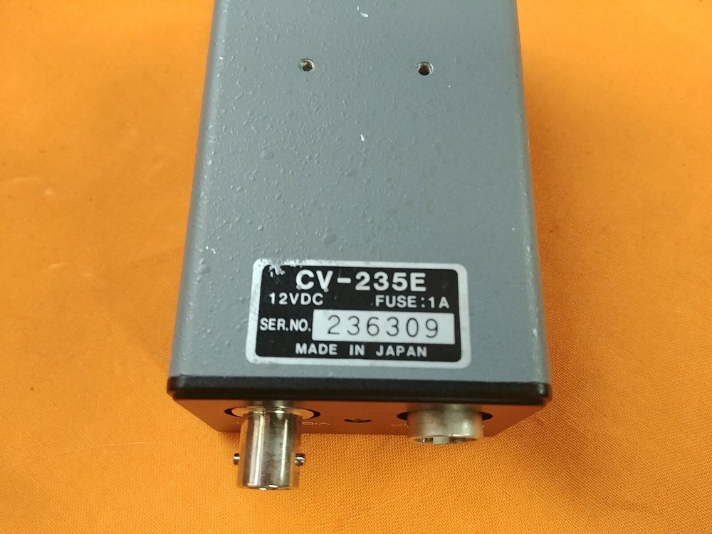 CCD Machine Vision CV-235E Monochrome/IR CCD Camera 12 VDC 1 A