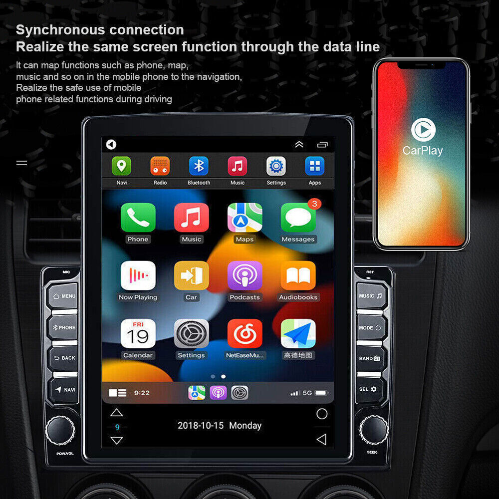 9.7" For 2009-2014 Subaru Outback Legacy CarPlay Android 13 Car Stereo Radio GPS