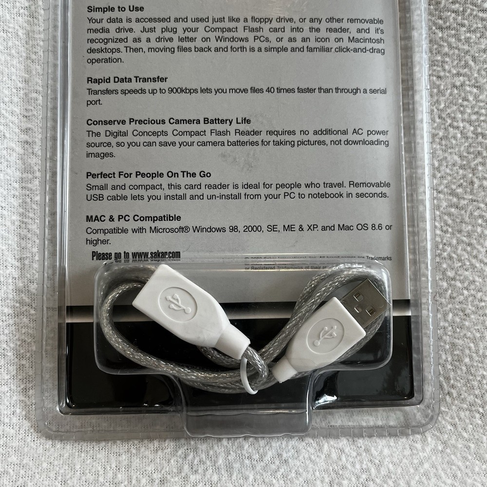 Digital Concepts Camera Compact Flash Card Reader Writer Digital Concepts CR-10