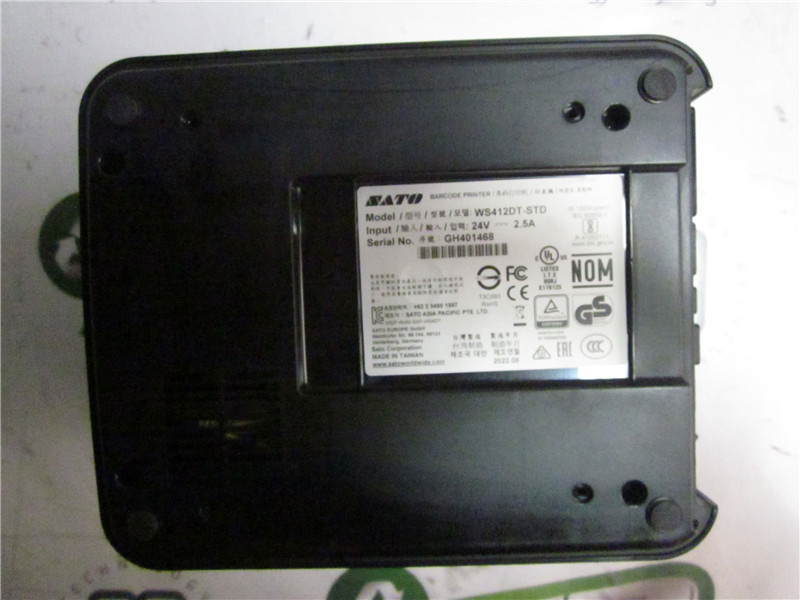 SATO WS412DT-STD Printer Thermal Label Printer Reliable Output No Adapter