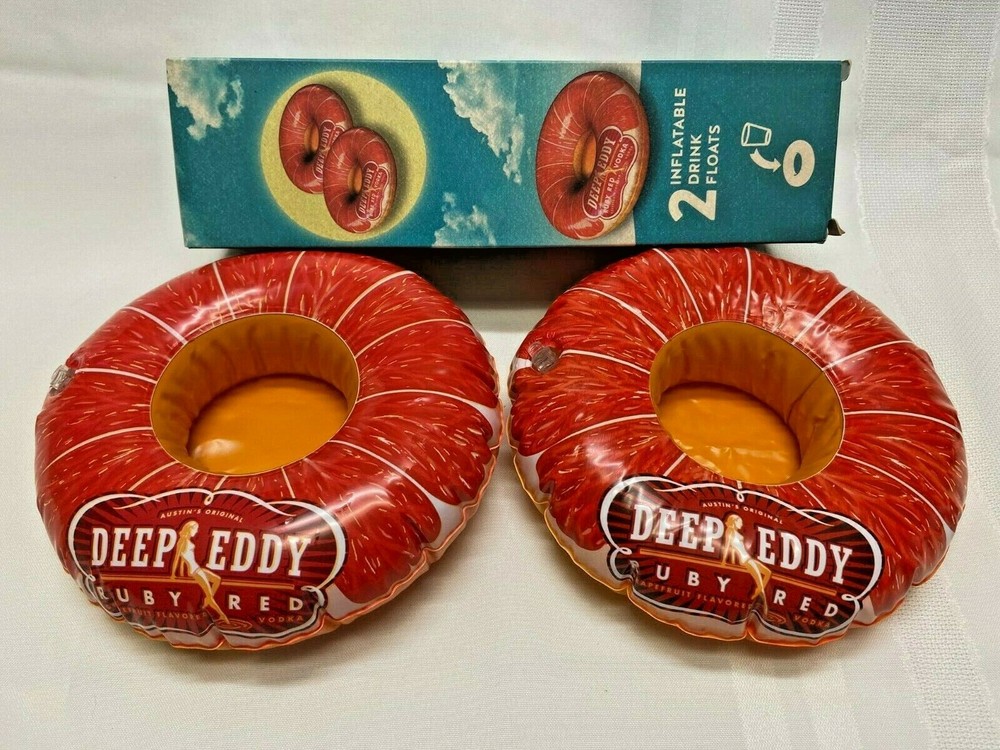 Beverage Pool Floats Deep Eddy Ruby Red Grapefruit Vodka Drink Cocktail Barware