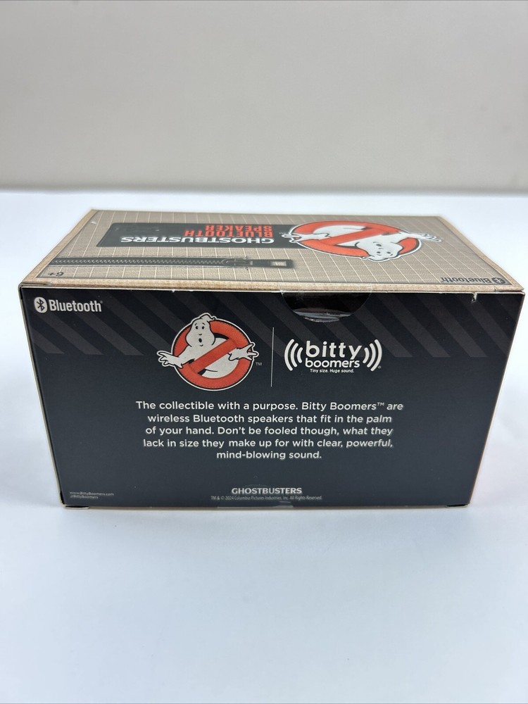 Ghostbusters Ecto-1 Bluetooth Speaker bitty boomers New