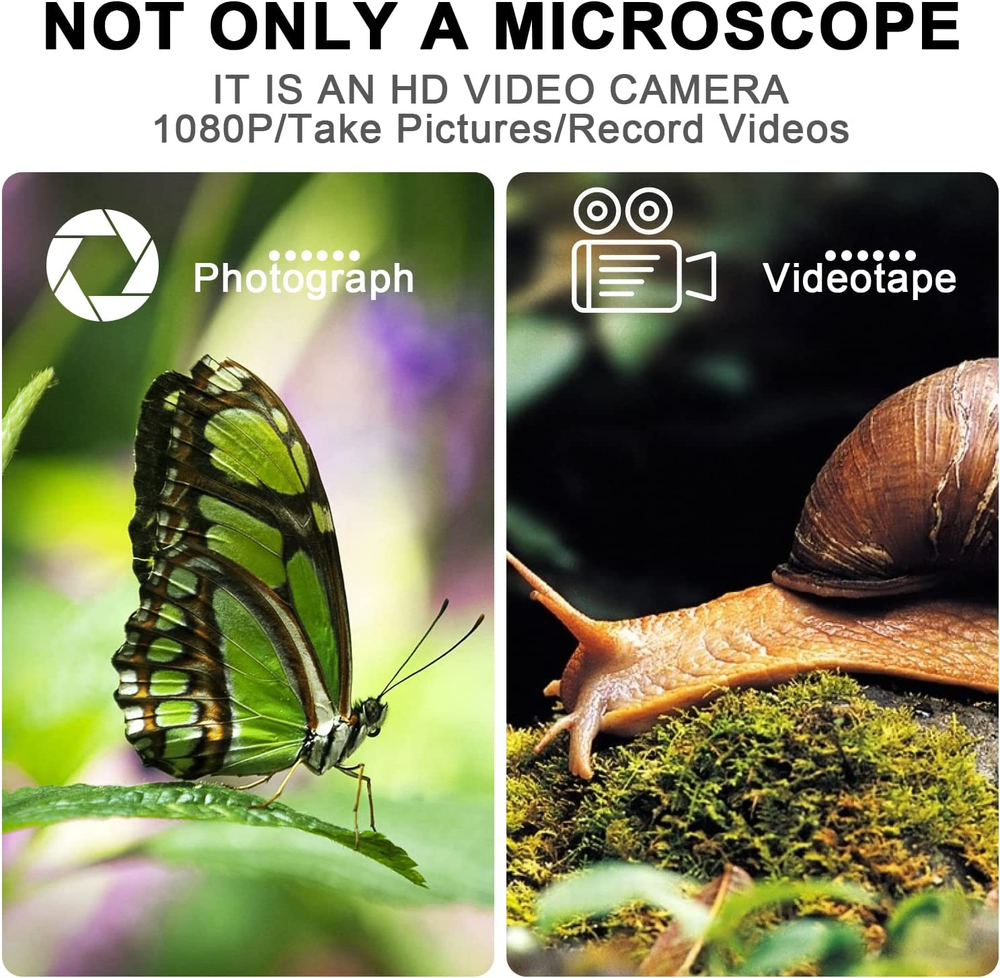 4K 3840X2160P Wireless Digital Microscope, Handheld HD USB Inspection Camera ...