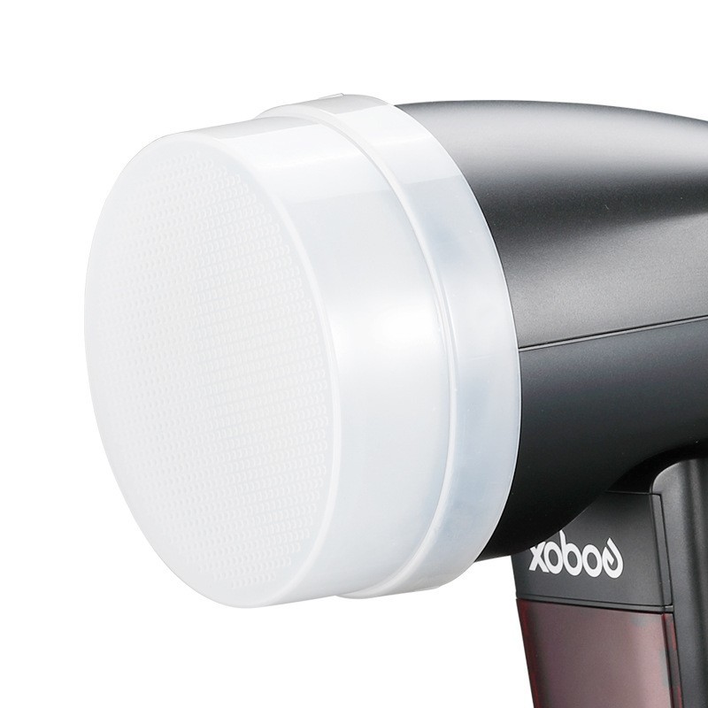 White Flash Diffuser Soft Light Box for Godox V1 AD100Pro AD200 AD200Pro Round