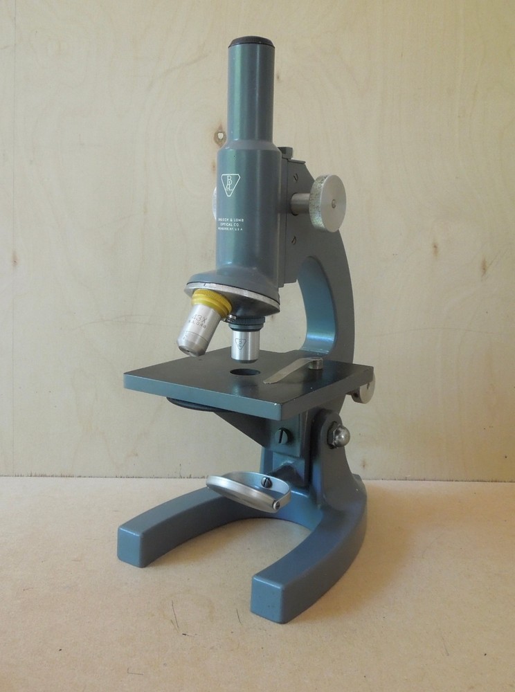 BAUSCH & LOMB STA MICROSCOPE w/ 43x AND 10x OBJECTIVES