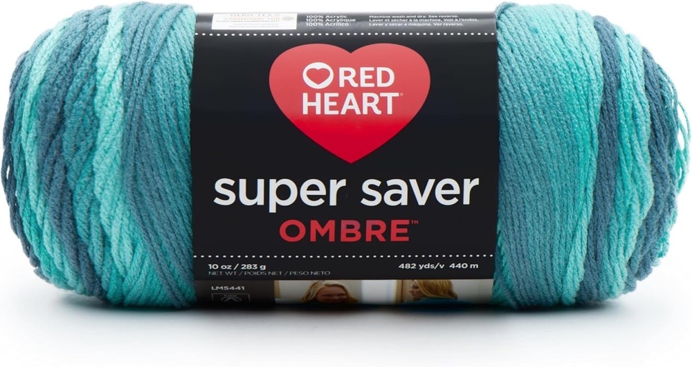 Red Heart Super Saver Yarn Blue-Tiful