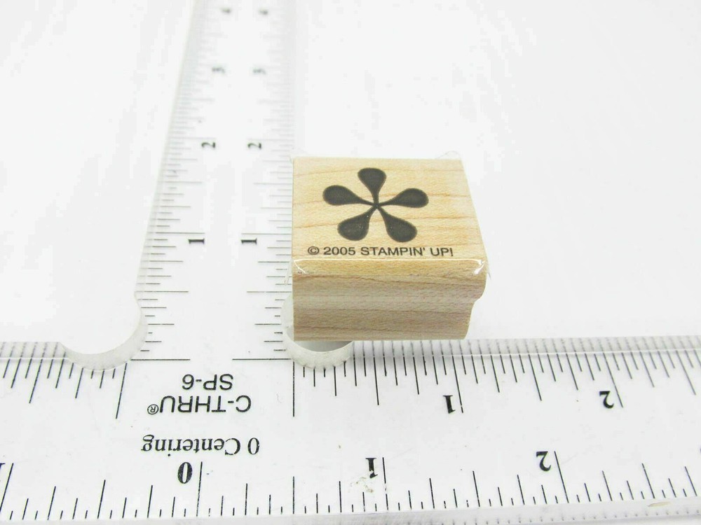 Spinner Toy Flower Rubber Stamp - Stamp Set D230