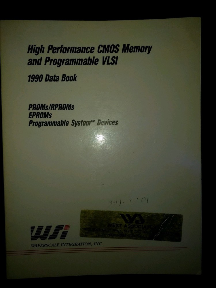 High Performance CMOS Memory and Programmable  Databook  1990