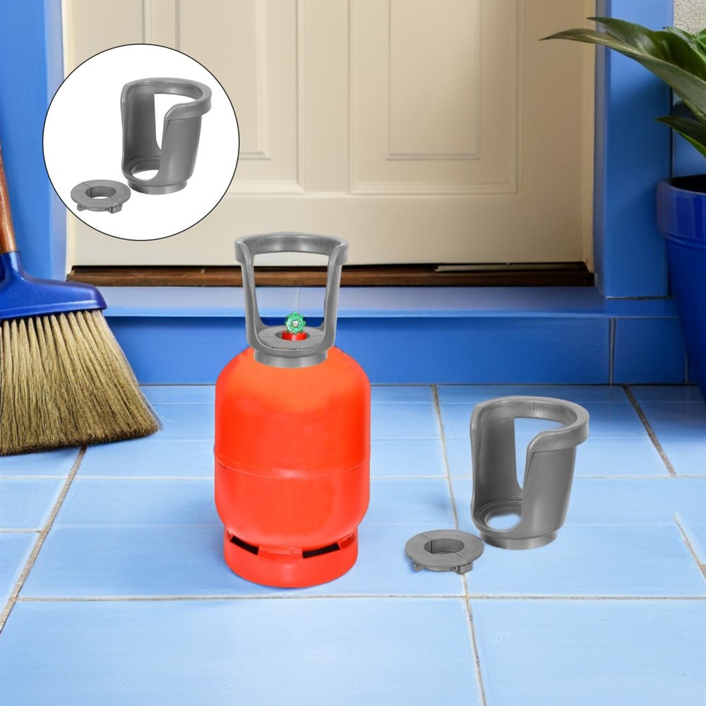 2 Pcs Oxygen Bottle Handle Cap Cylinder Ring Argon Valve Guard Collar
