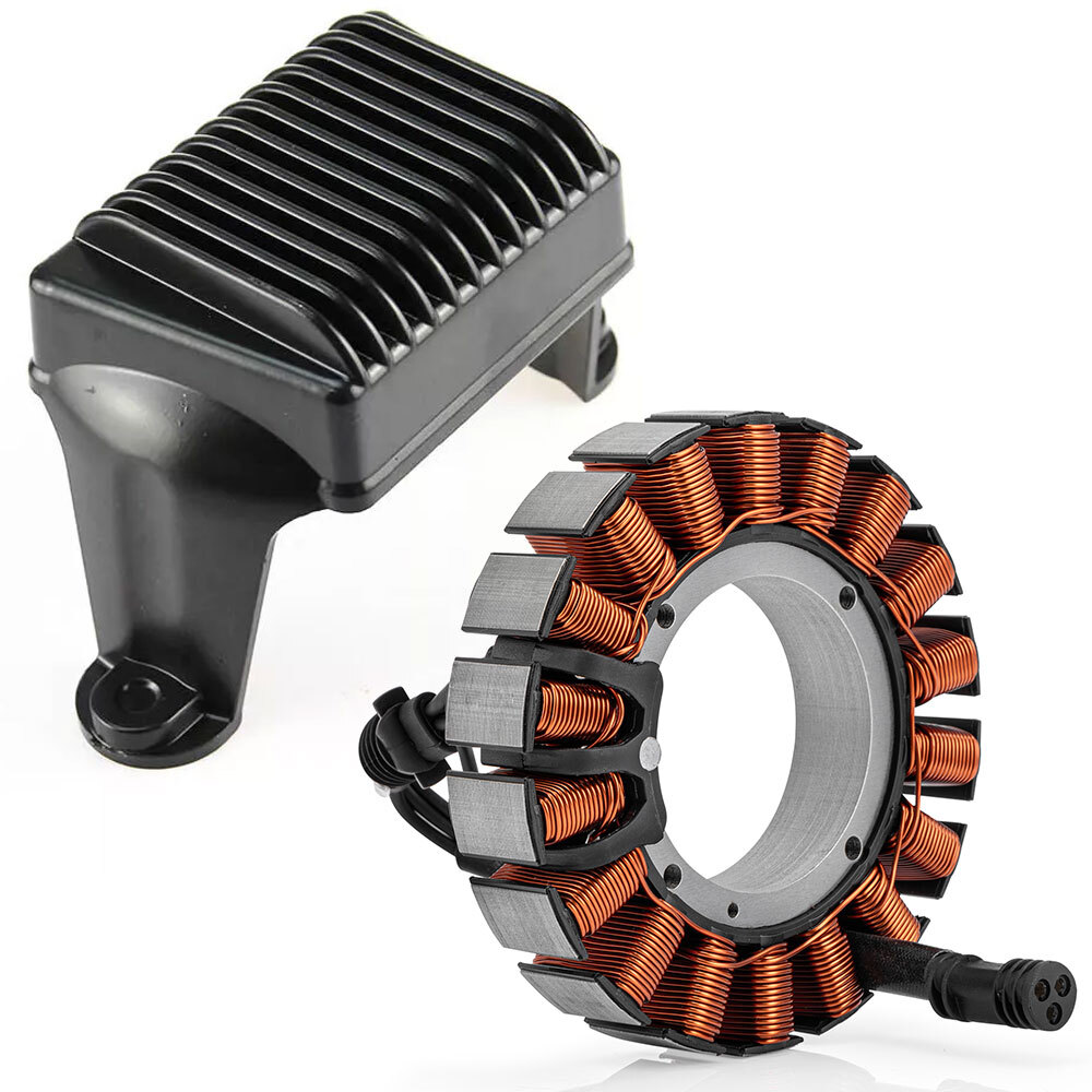 50 Amp Stator + Voltage Regulator Rectifier Replace for Harley 29987-06 74505-06