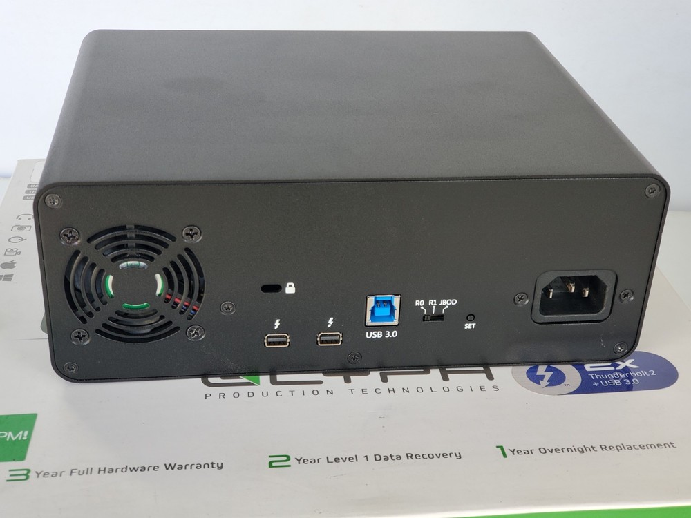 Glyph StudioRAID 4 TB 2-Bay USB 3.0/Thunderbolt 2 RAID Array #52992 tested