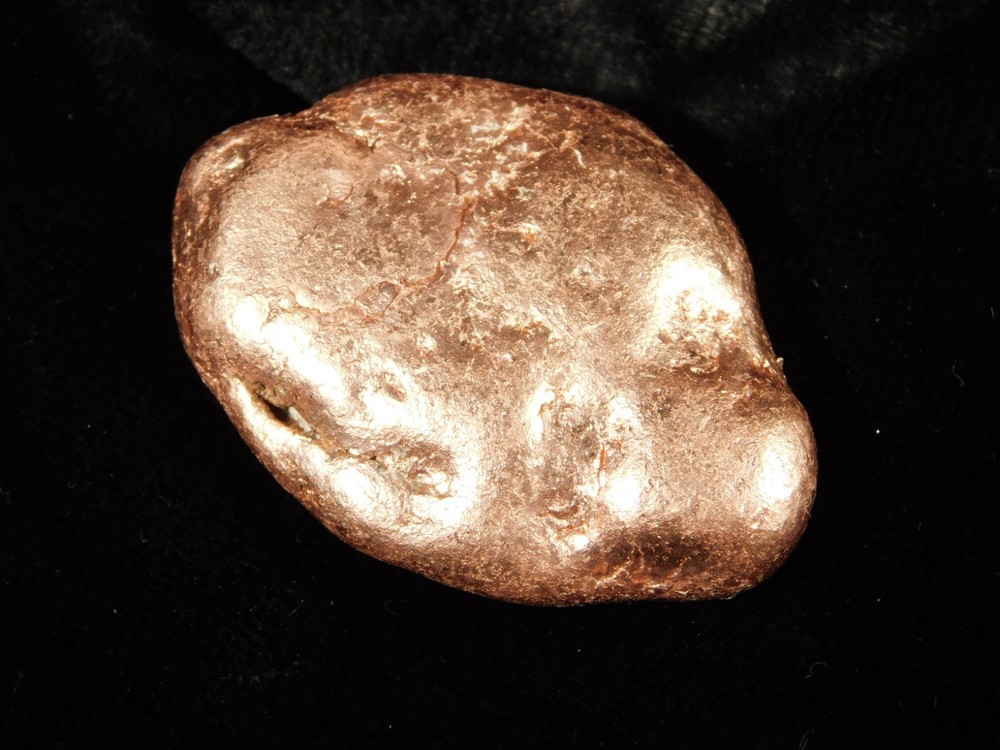 Heavy! 100% Natural Solid COPPER NUGGET or Native Copper Float Michigan 106gr