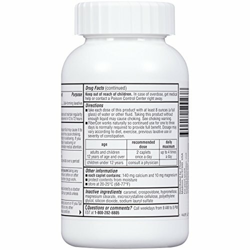 2 Pack Fibercon Fiber Therapy For Regularity Supplement 140 Caplets Each