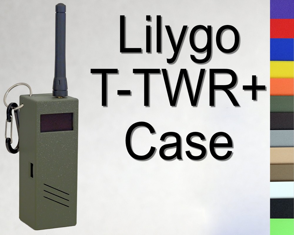 LILYGO® T-TWR Plus OpenRTX Screwless Case w/EXTRAS!