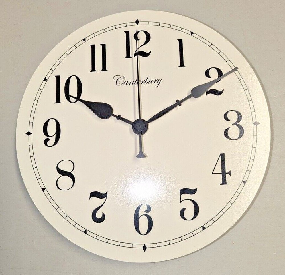 11-1/8" Printed Clock Dial Only or With Mini Quartz/Hands Movement Option