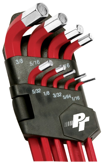 Auto Parent - Performance Tool W9135 Long Arm Sae Hex Key Set, 9-Piece