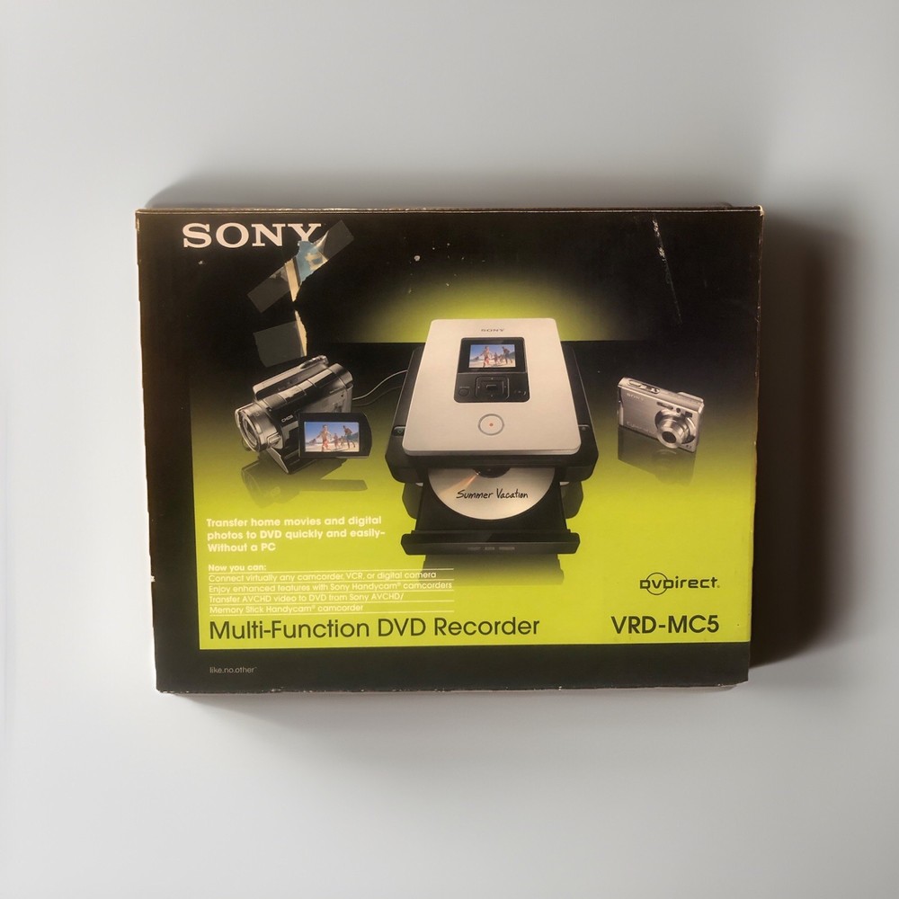 Sony DVDirect VRD-MC5 Multi-Function DVD Recorder | Digitize VHS & Camcorder