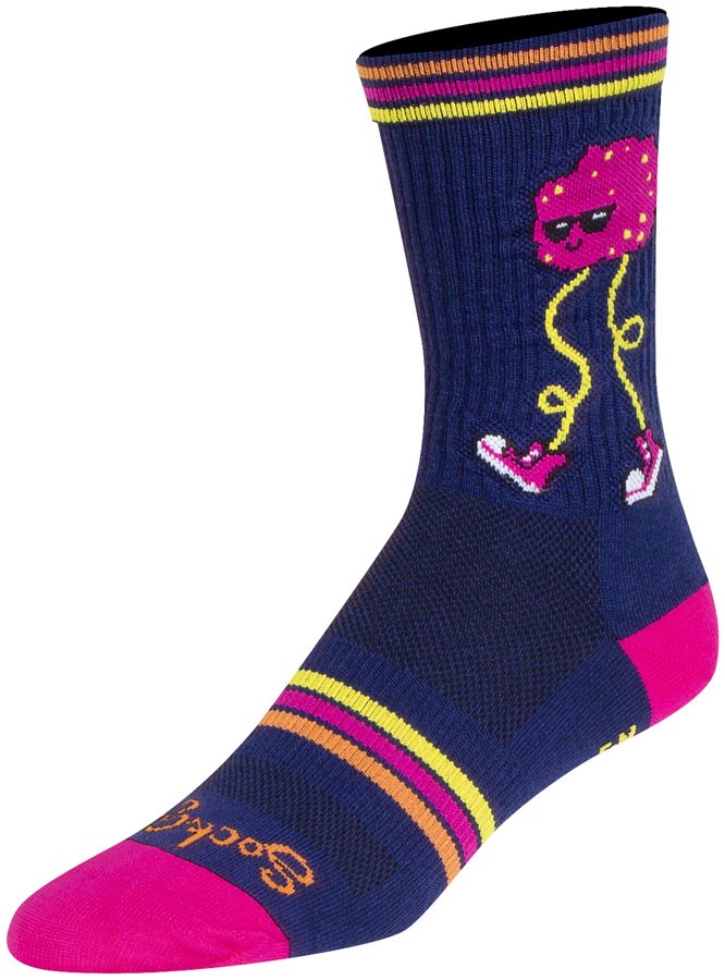 SockGuy Meatball Crew Socks - 6", Large/X-Large