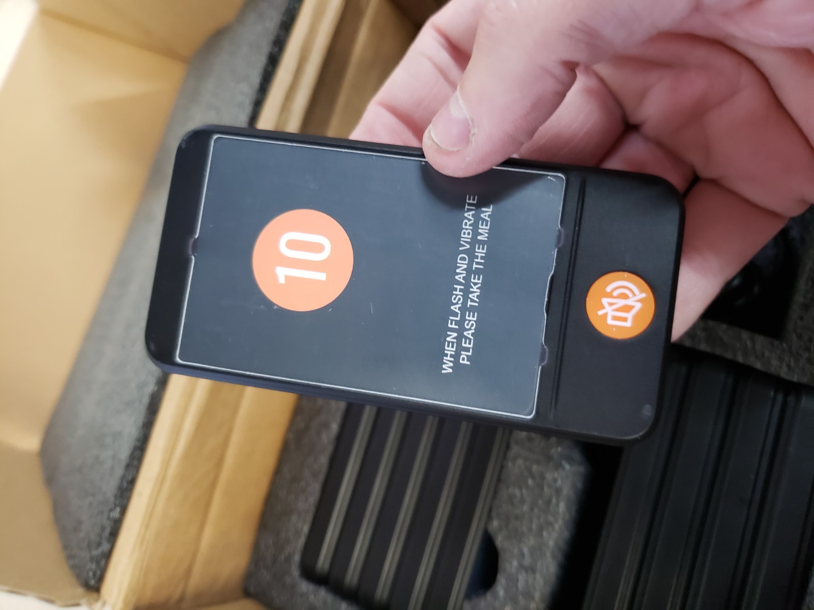 VEVOR Restaurant Wireless Pager System 10 Call Coasters Guest Queuing Calling