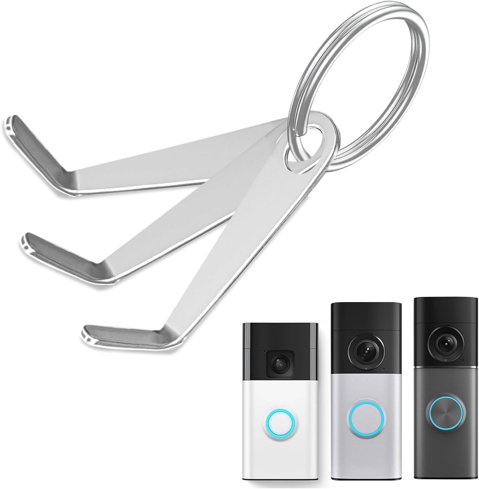 3 Pack Doorbell Key Replacement Tool Compatible with All-New Ring Battery Doorbe