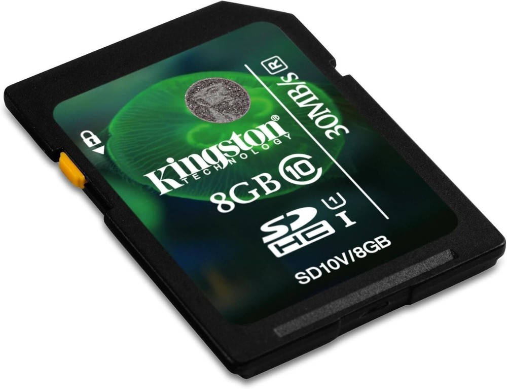 Kingston Digital 8 GB SDHC/SDXC Class 10 SD Memory Card